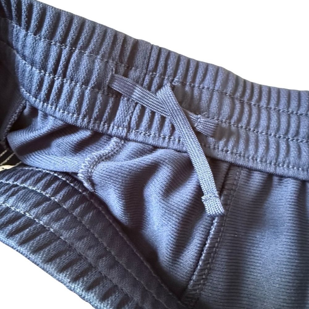 Adidas Boys Track Pants Size XL 18/20 Navy Blue Classic 3-Stripe NWT Athletic - Picture 8 of 8